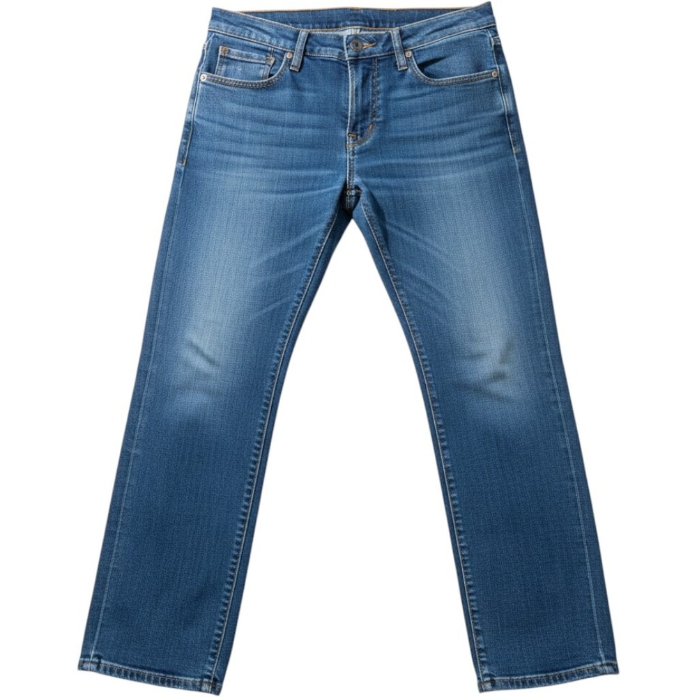 Armani Jeans J21 Regular Jeans Women Size 32 Blue Excellent Straight Leg Denim